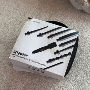 New NuMe Octowand 8-in-1 Curling Wand Set Interchangeable Barrels